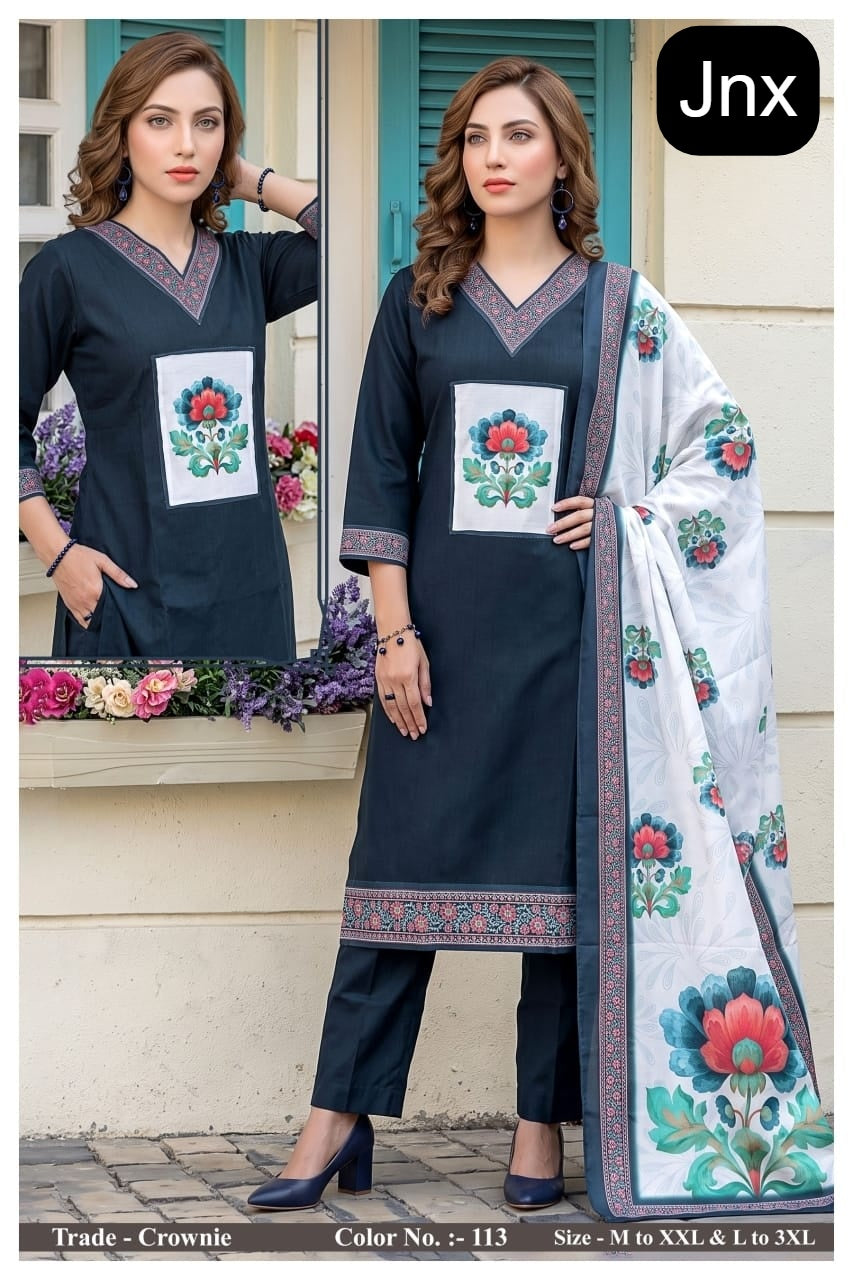 Crownie Jnx Vertican Readymade Pant Style Suits Supplier