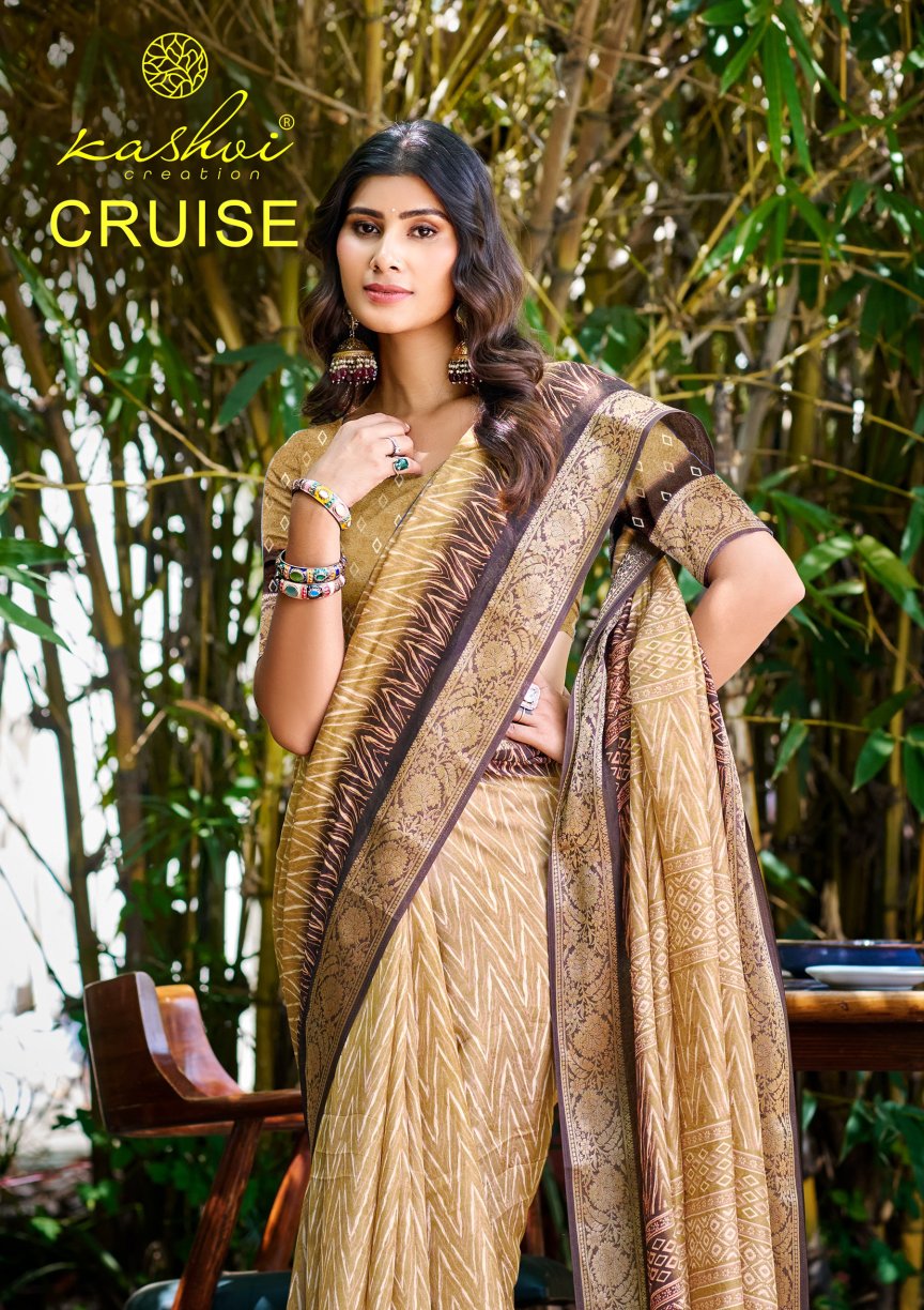 Cruise Vol 1 Kashvi Creation Silk Sarees Exporter India
