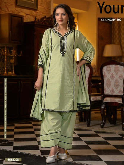 Crunchy Your Cotton Readymade Suits Manufacturer