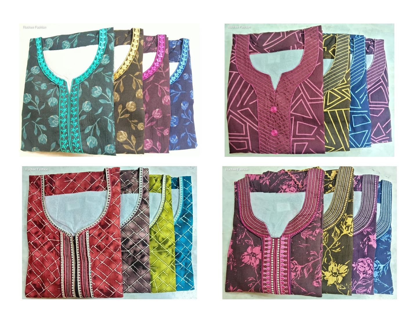 Crush 050525 Ruchee Fashion Night Gowns Wholesale Rate