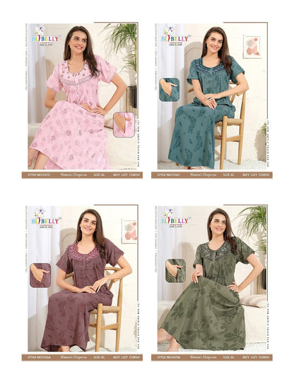 Crush 070725 Belly Lizzy Bizzy Night Gowns Exporter Gujarat