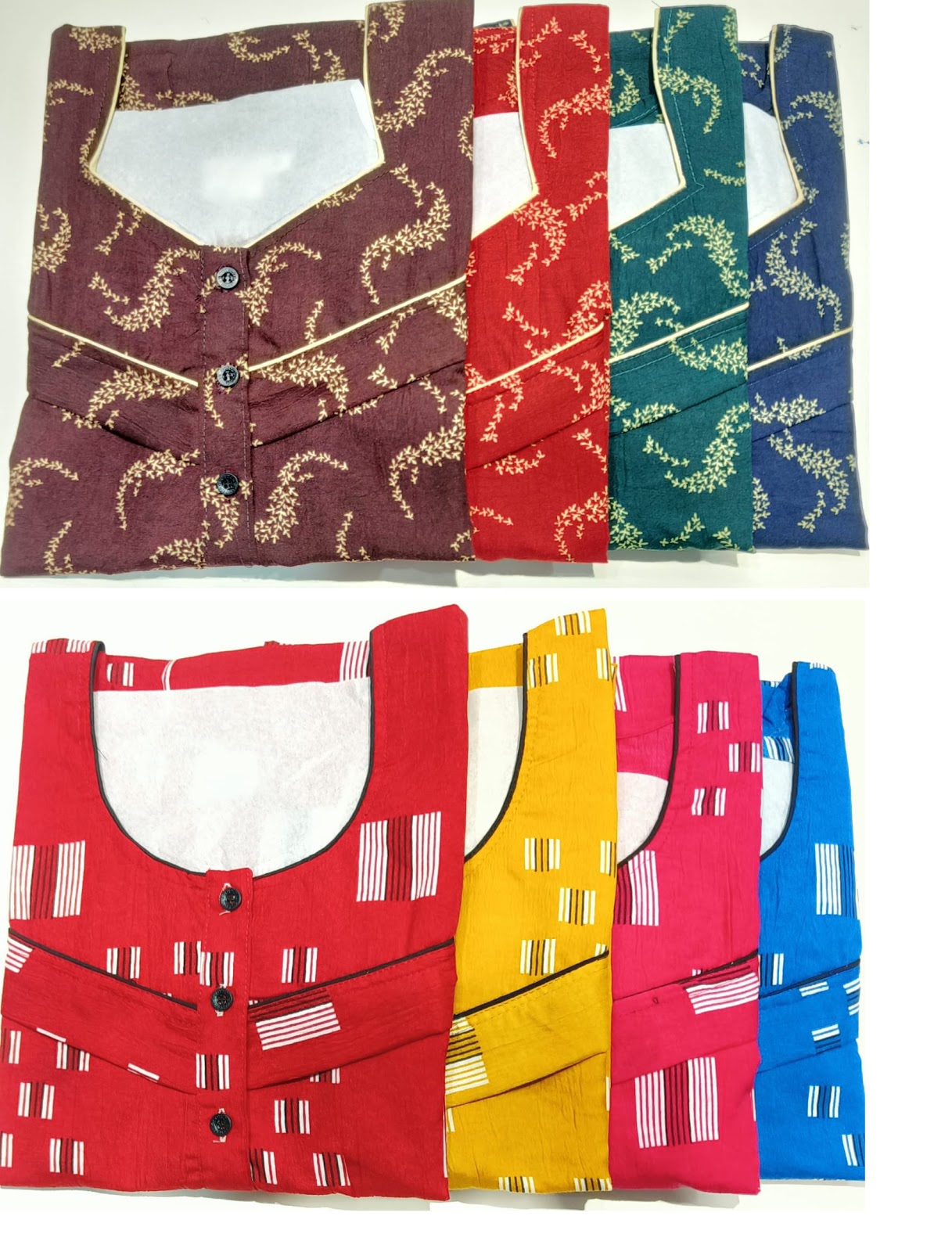 Crush 170624 Ruchee Fashion Feeding Night Gown Wholesaler Ahmedabad