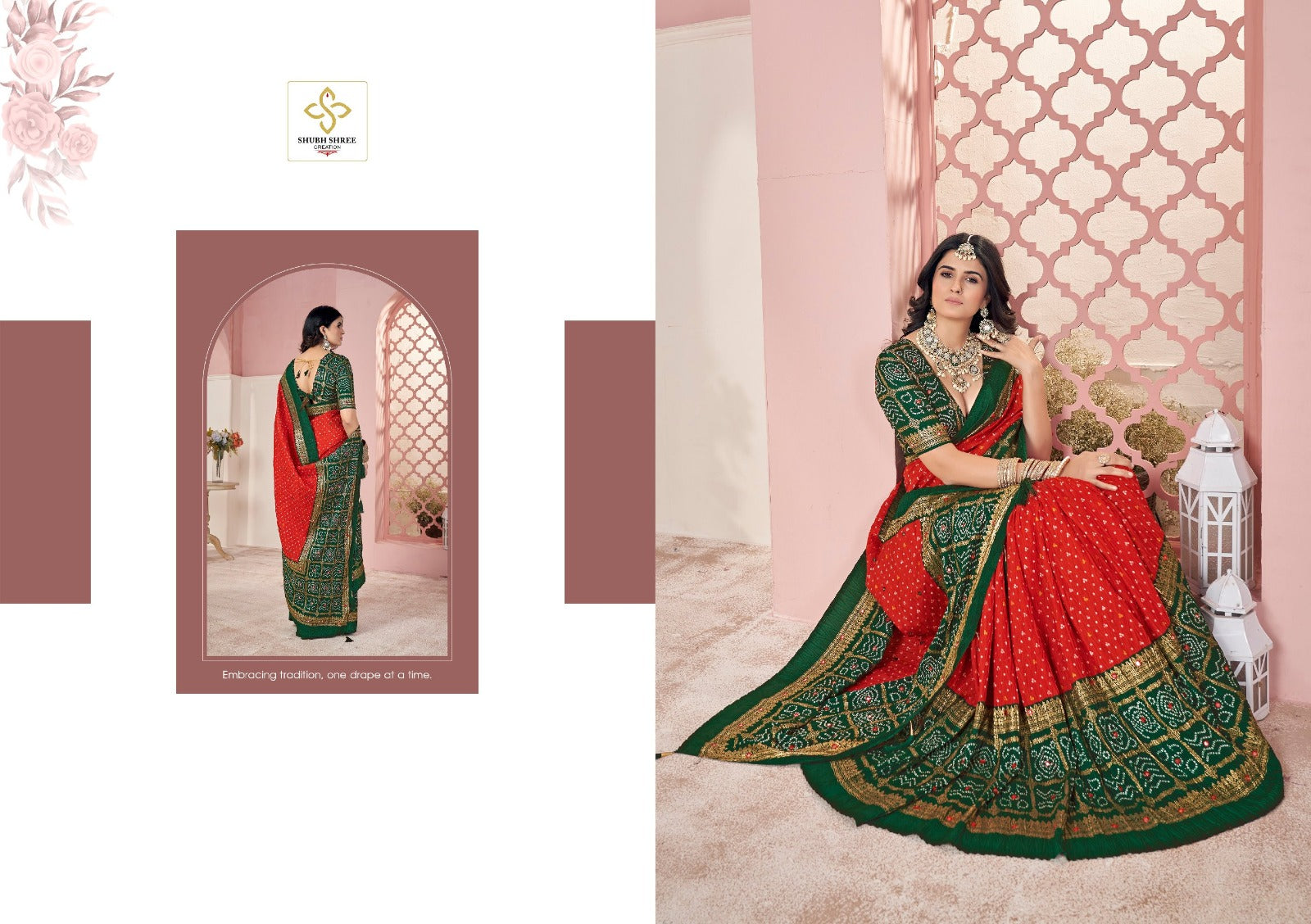 Crush 4 1001 To 1008 Shubh Shree Tussar Silk Sarees Wholesale Price