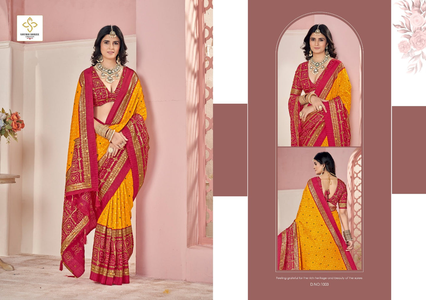 Crush 4 1001 To 1008 Shubh Shree Tussar Silk Sarees Wholesale Price