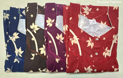 Crush Gpo 1801 Ruchee Fashion Night Gowns Exporter Ahmedabad