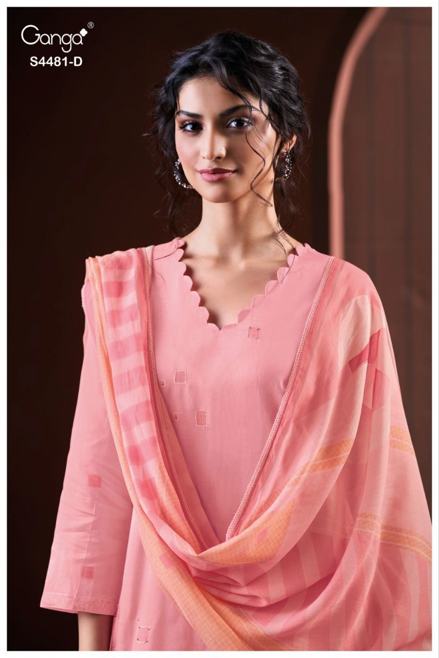 Cruzie 4481 Ganga Cotton Plazzo Style Suits Manufacturer Ahmedabad