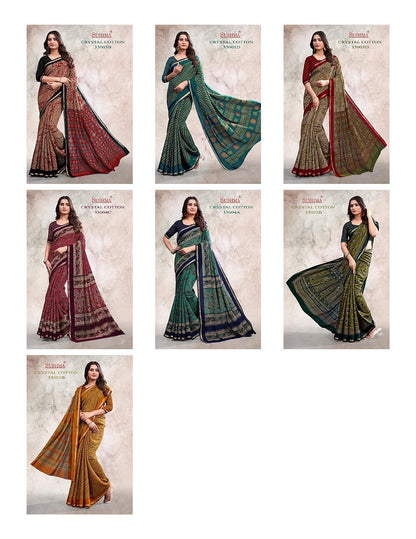 Crystal Cotton Sushma Sarees Manufacturer Ahmedabad