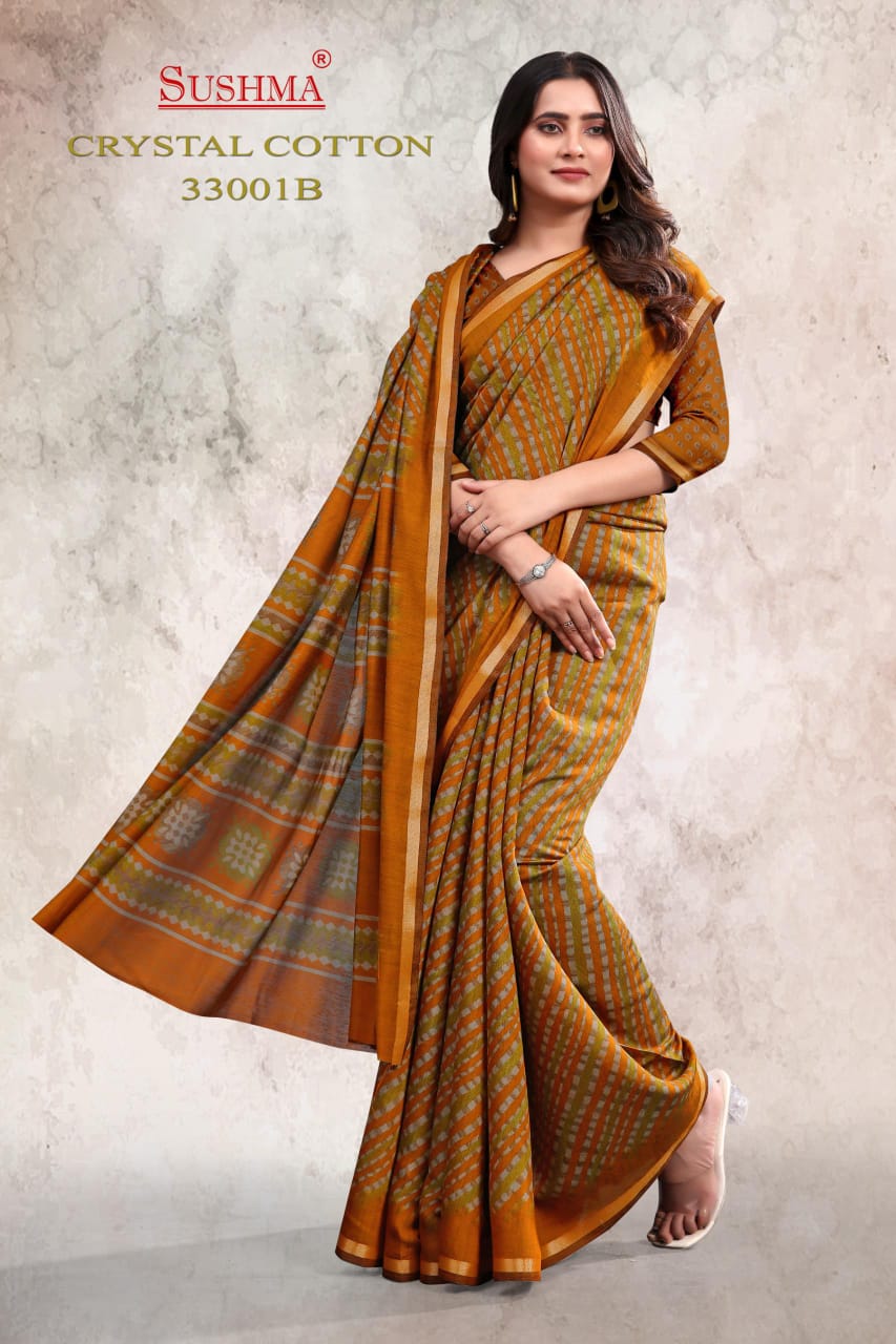 Crystal Cotton Sushma Sarees Manufacturer Ahmedabad