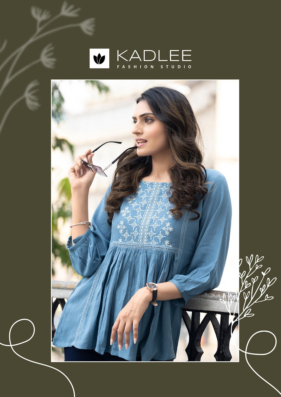 Crystal Kadlee Rayon Fancy Tops Manufacturer India
