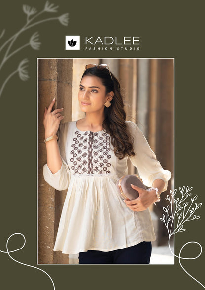 Crystal Kadlee Rayon Fancy Tops Manufacturer India