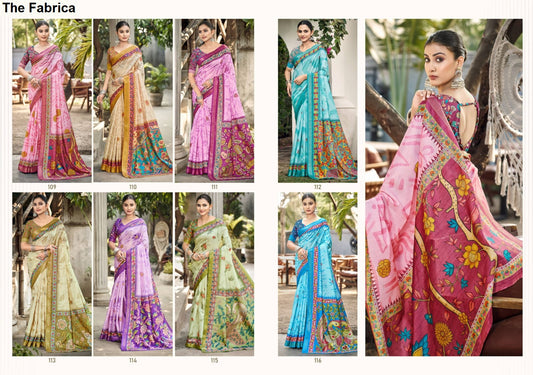 Crystal The Fabrica Soft Cotton Sarees Wholesale