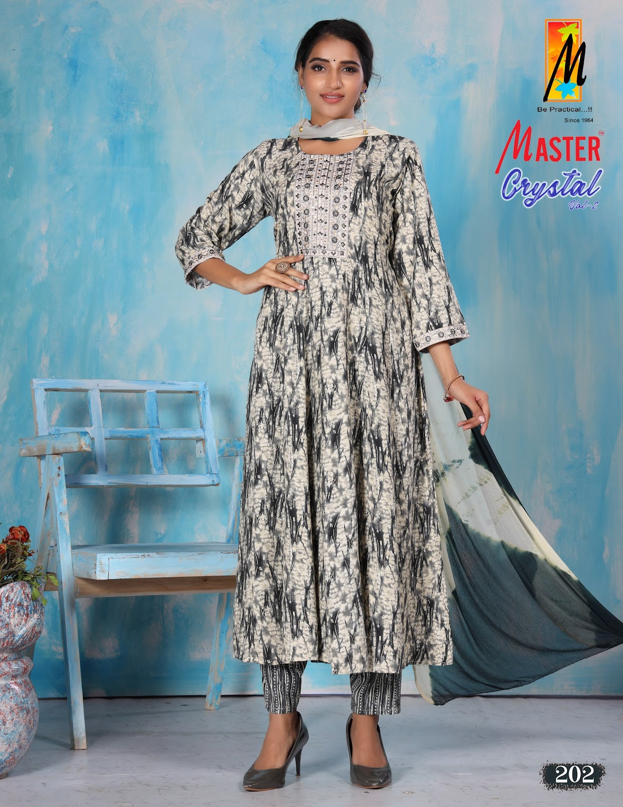Crystal Vol 2 Master Rayon Readymade Pant Style Suits Wholesale