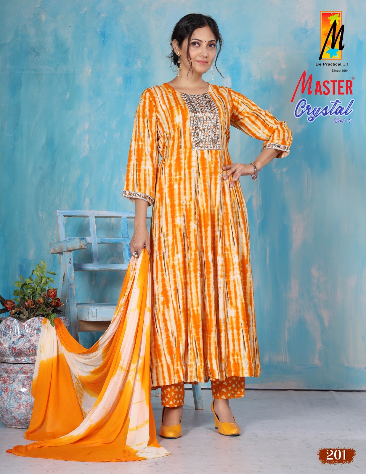 Crystal Vol 2 Master Rayon Readymade Pant Style Suits Wholesale