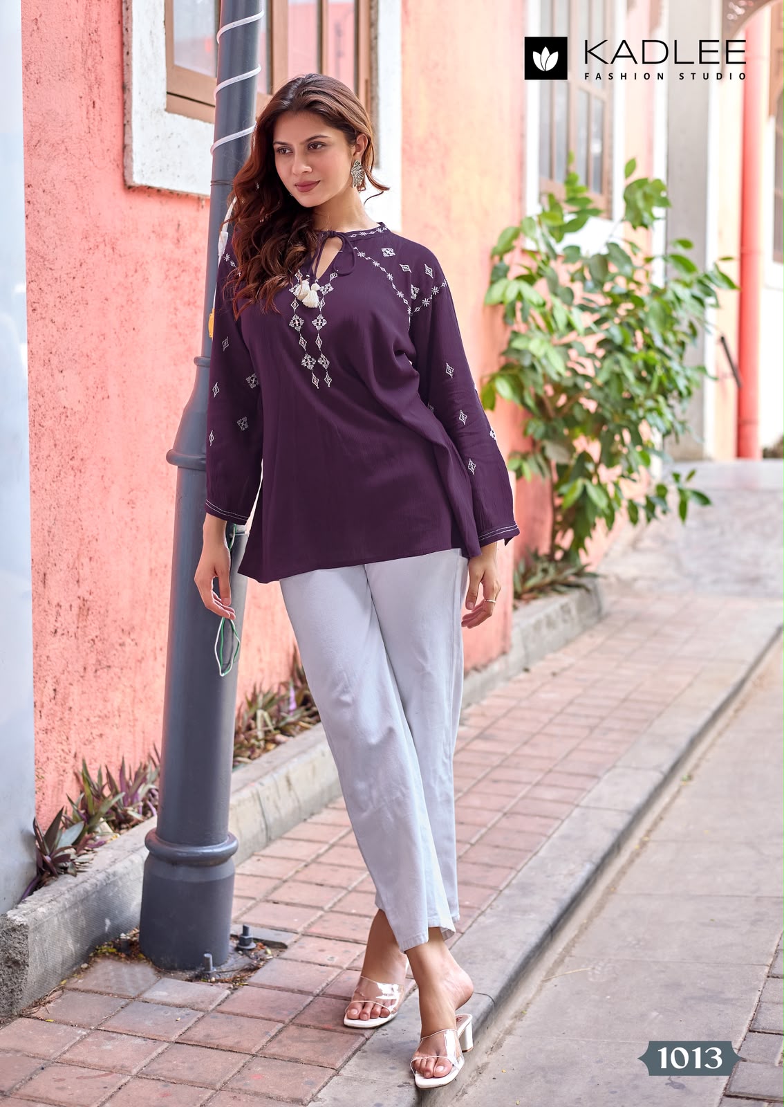 Crystal Vol 3 Kadlee Rayon Fancy Tops Wholesale