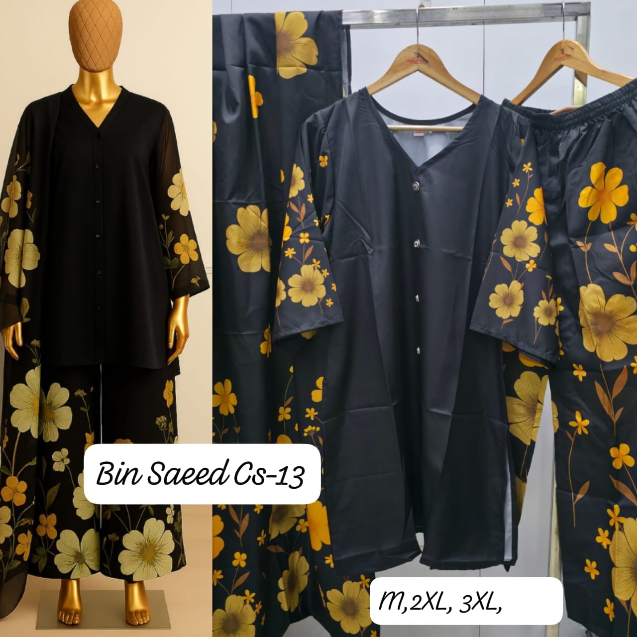Cs Hit Designs Bin Saeed Satin Pakistani Readymade Suits Wholesale Price