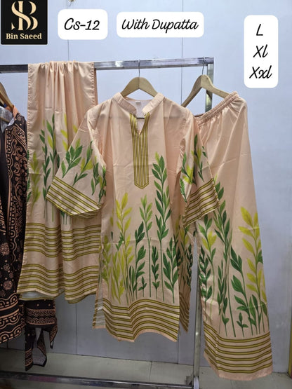 Cs Hit Designs Bin Saeed Satin Pakistani Readymade Suits Wholesale Price
