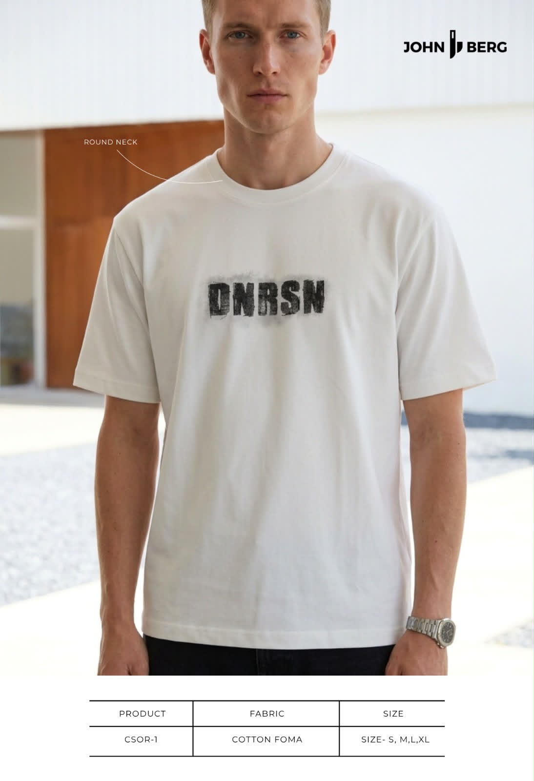 Csor 1 John Berg Cotton Mens Tshirts Exporter Gujarat