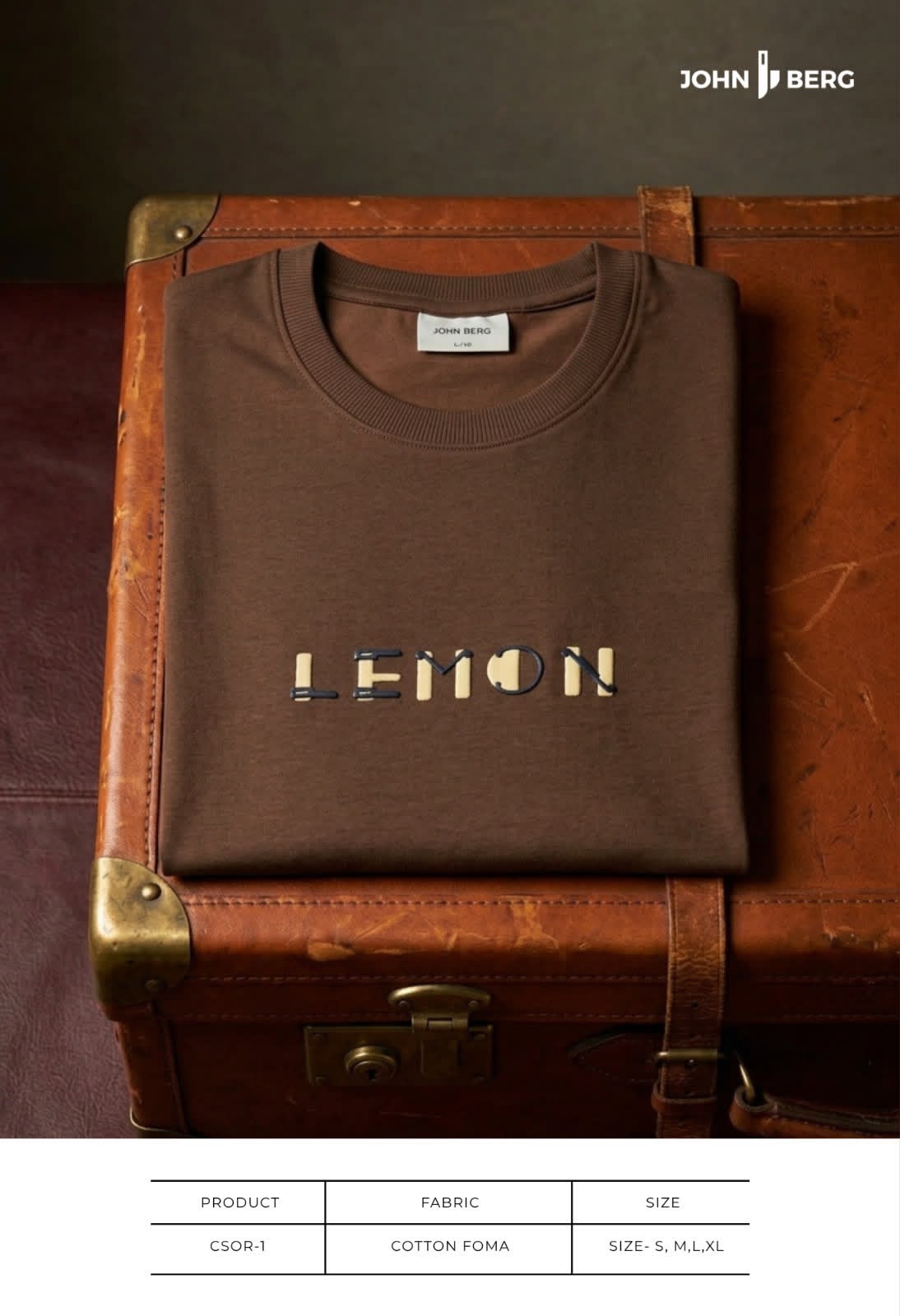 Csor 1 John Berg Cotton Mens Tshirts Exporter Gujarat