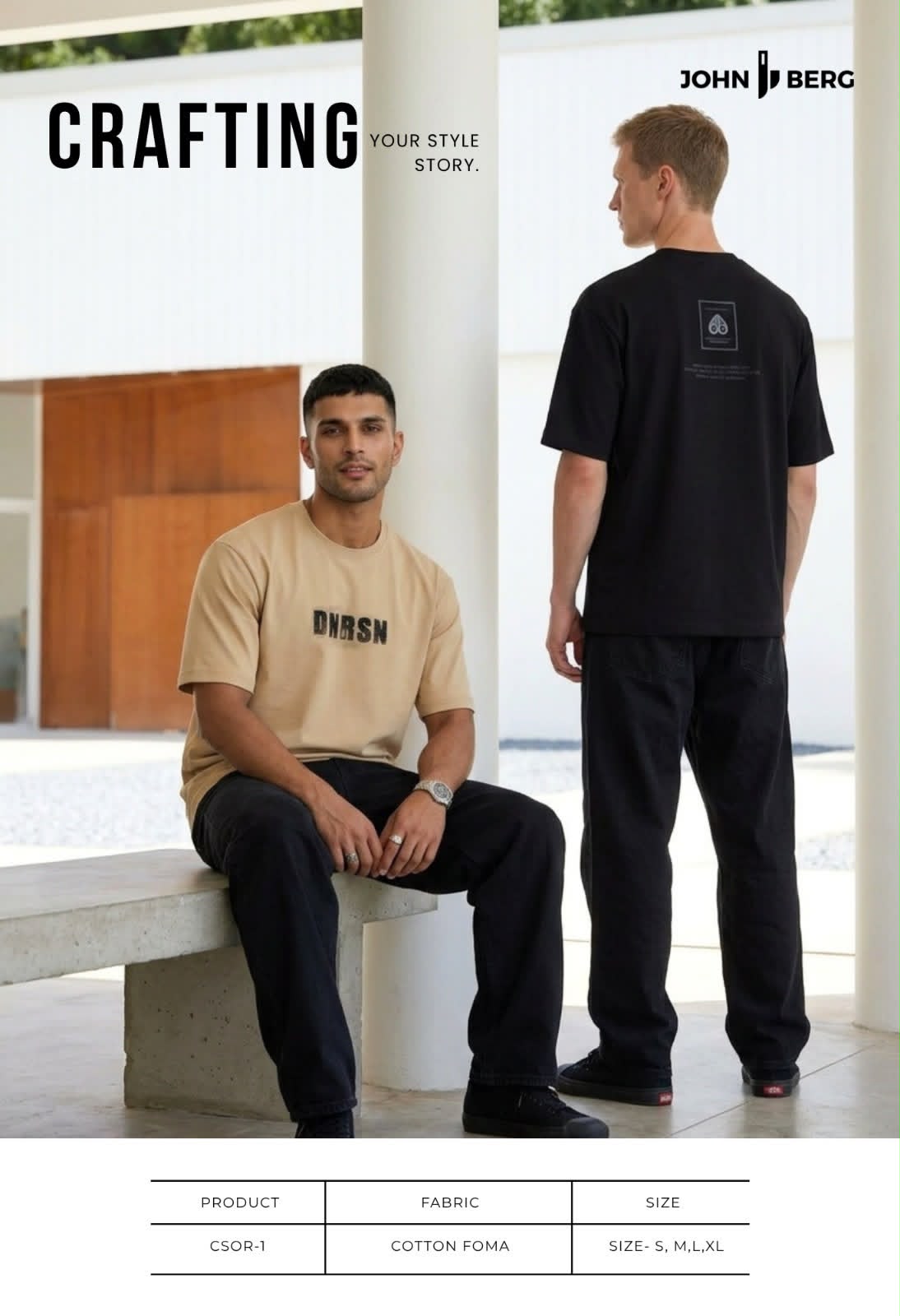Csor 1 John Berg Cotton Mens Tshirts Exporter Gujarat