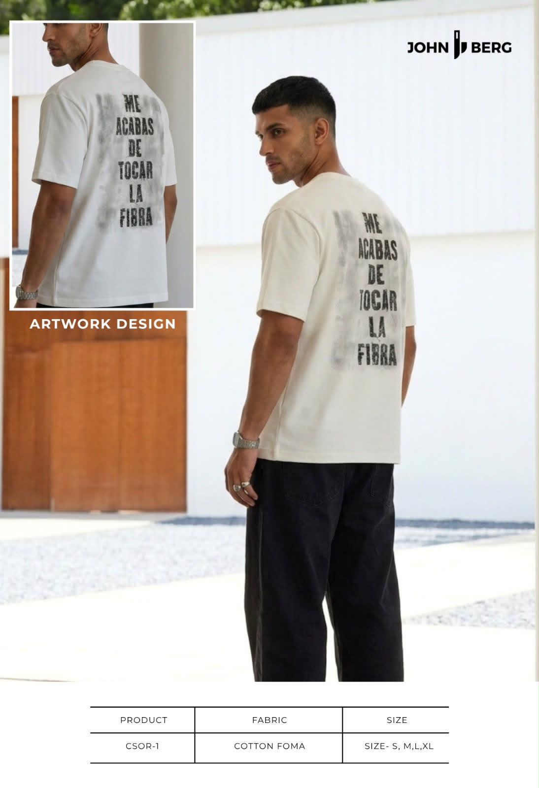 Csor 1 John Berg Cotton Mens Tshirts Exporter Gujarat