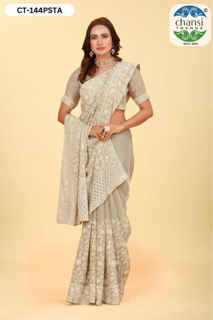 Ct-144 Chansi Trendz Sarees Exporter Ahmedabad