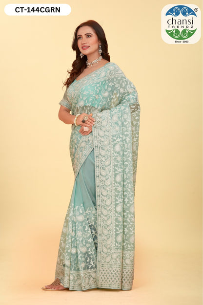 Ct-144 Chansi Trendz Sarees Exporter Ahmedabad