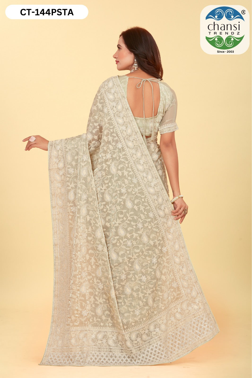 Ct-144 Chansi Trendz Sarees Exporter Ahmedabad