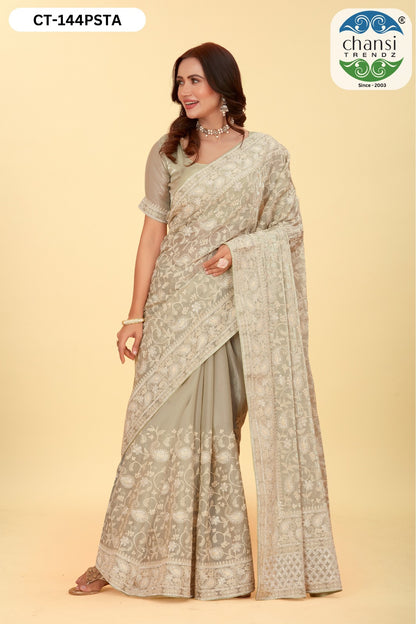 Ct-144 Chansi Trendz Sarees Exporter Ahmedabad