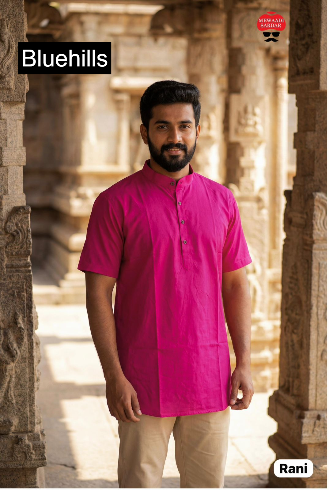 Culture Short Bluehills Silk Mens Kurta Manufacturer Ahmedabad