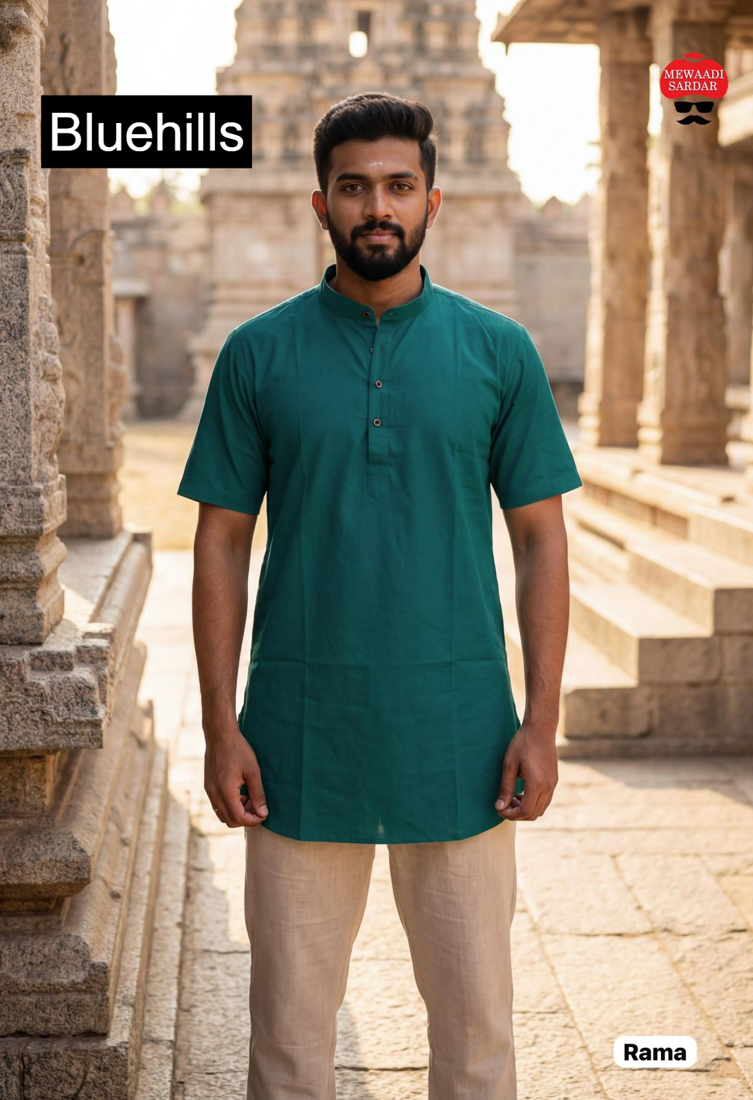 Culture Short Bluehills Silk Mens Kurta Manufacturer Ahmedabad
