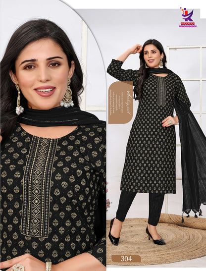 Cute Beauty 4 Mlm Kalash Lifestyle Readymade Cotton Pant Suits Wholesaler India