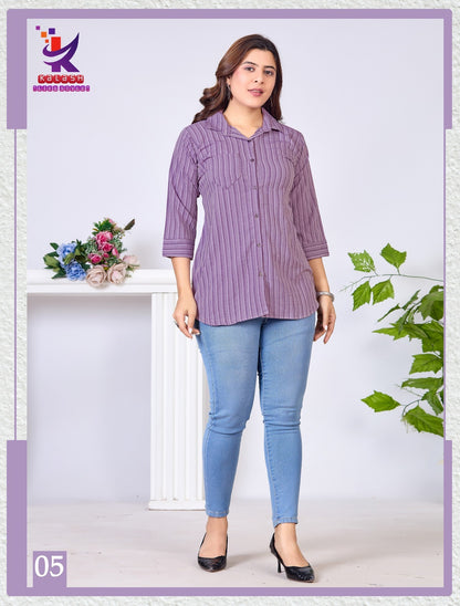 Cute Star 2 Mlm Kalash Lifestyle Rayon 22Kg Women Shirts Wholesale Price