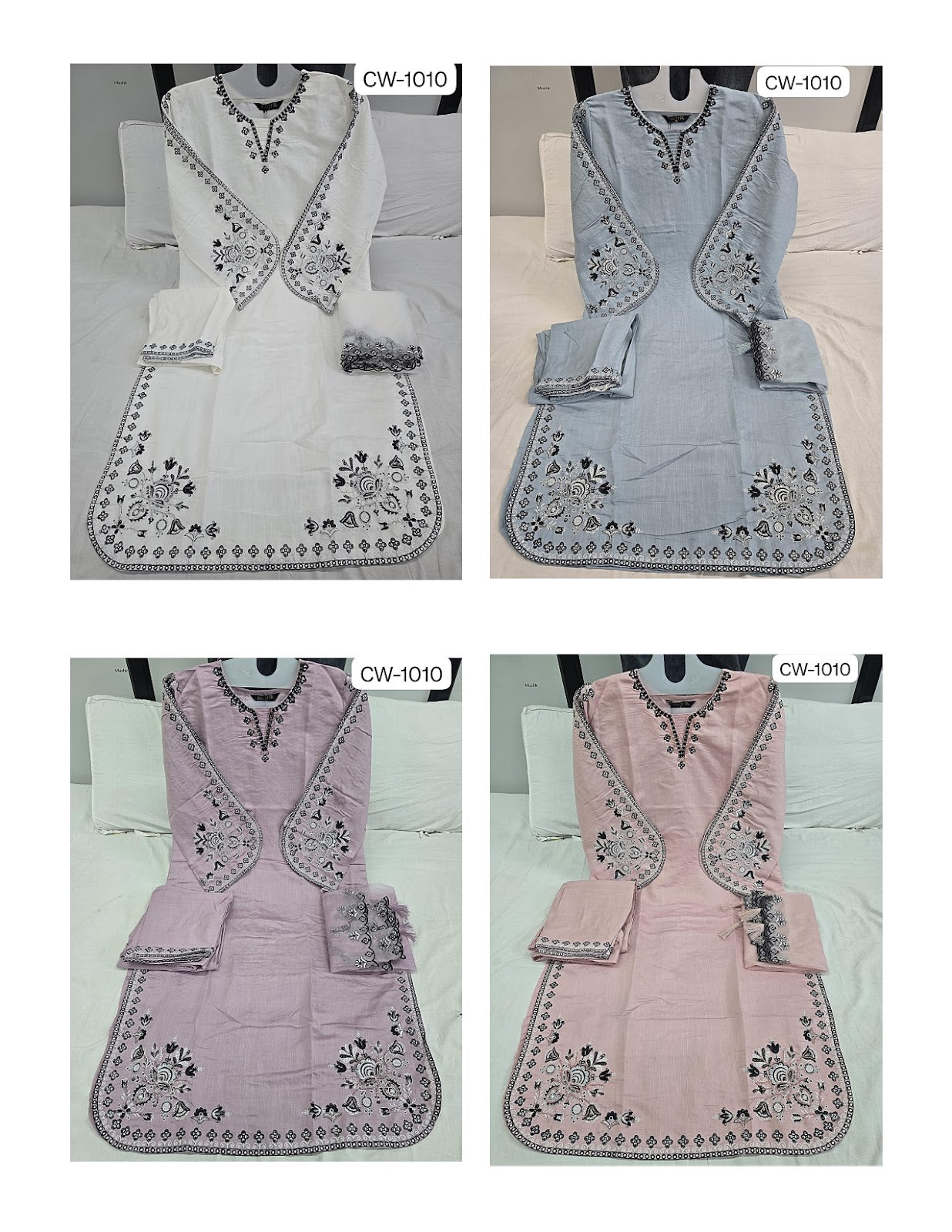 Cw-1010 Mushk Roman Silk Pakistani Readymade Suits Wholesaler Gujarat