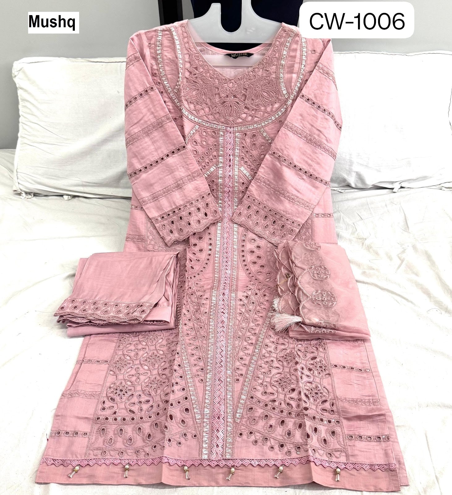 Cw 1006 Mushq Roman Silk Pakistani Readymade Suits Wholesaler India