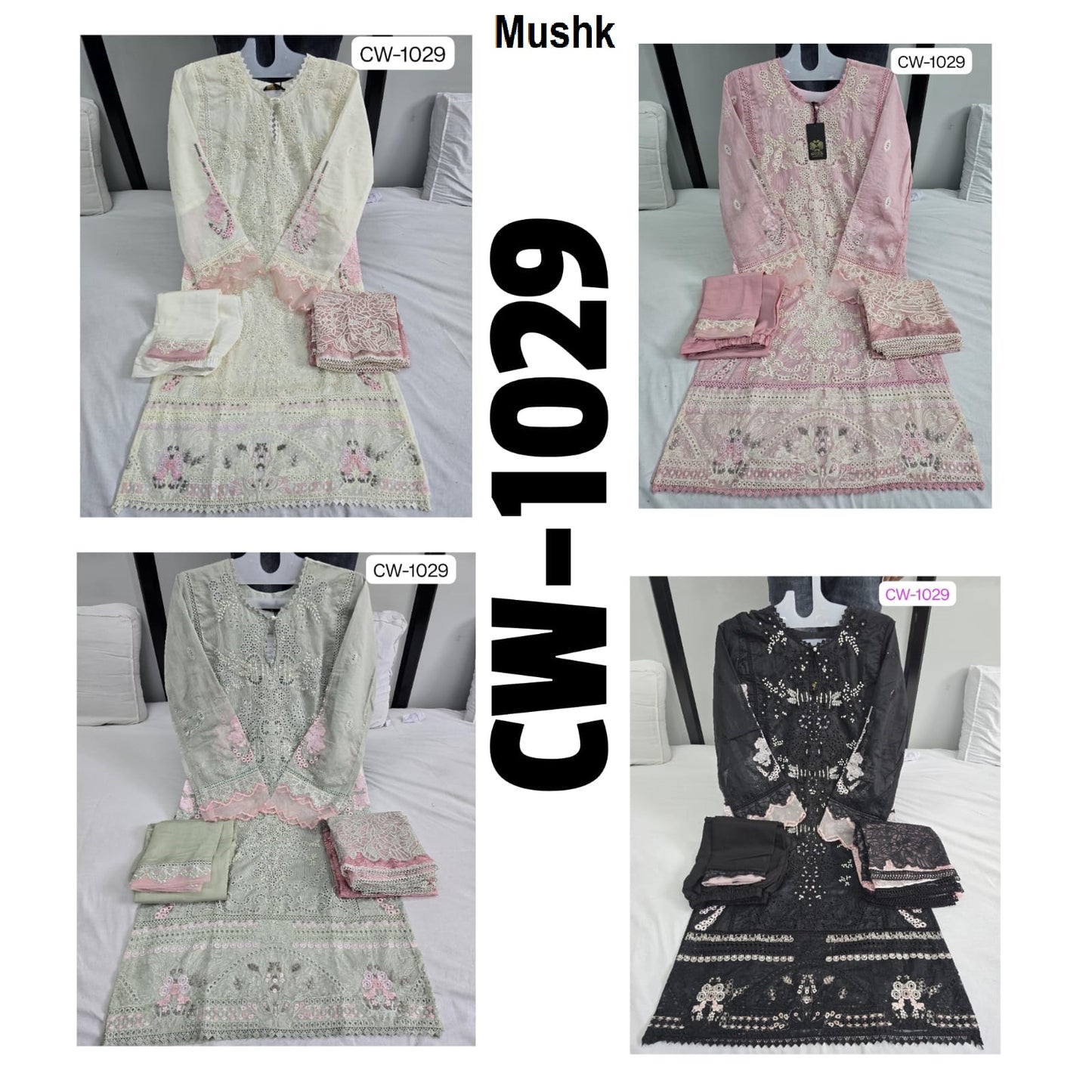 Cw 1029 Mushk Pakistani Readymade Suits Exporter Gujarat