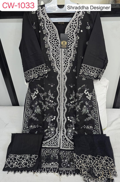 Cw 1033 Shraddha Designer Roman Silk Pakistani Readymade Suits Exporter Ahmedabad