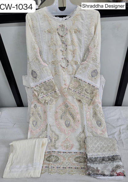 Cw 1034 Shraddha Designer Pakistani Readymade Suits Supplier Ahmedabad