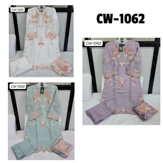 Cw 1062 Mushk Pakistani Readymade Suits Wholesale