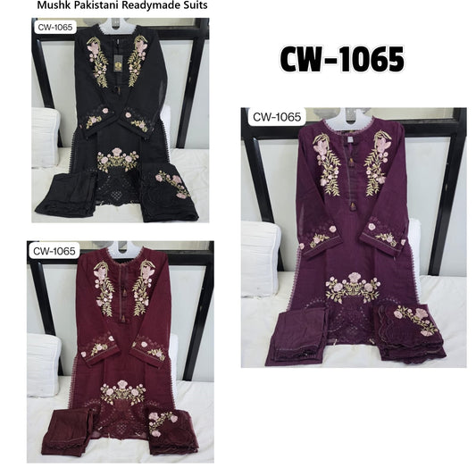 Cw 1065 Mushk Pakistani Readymade Suits Exporter