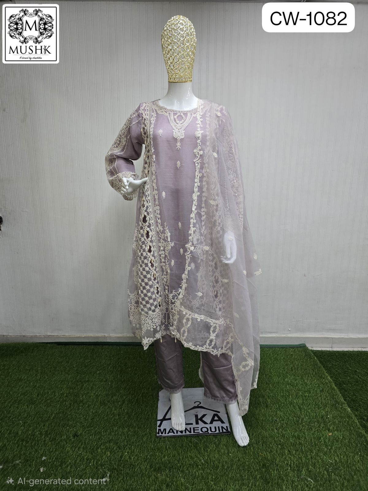 Cw 1082 Mushk Chiffon Pakistani Readymade Suits Manufacturer