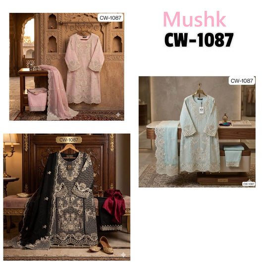 Cw 1087 Mushk Kota Checks Pakistani Readymade Suits Manufacturer Gujarat
