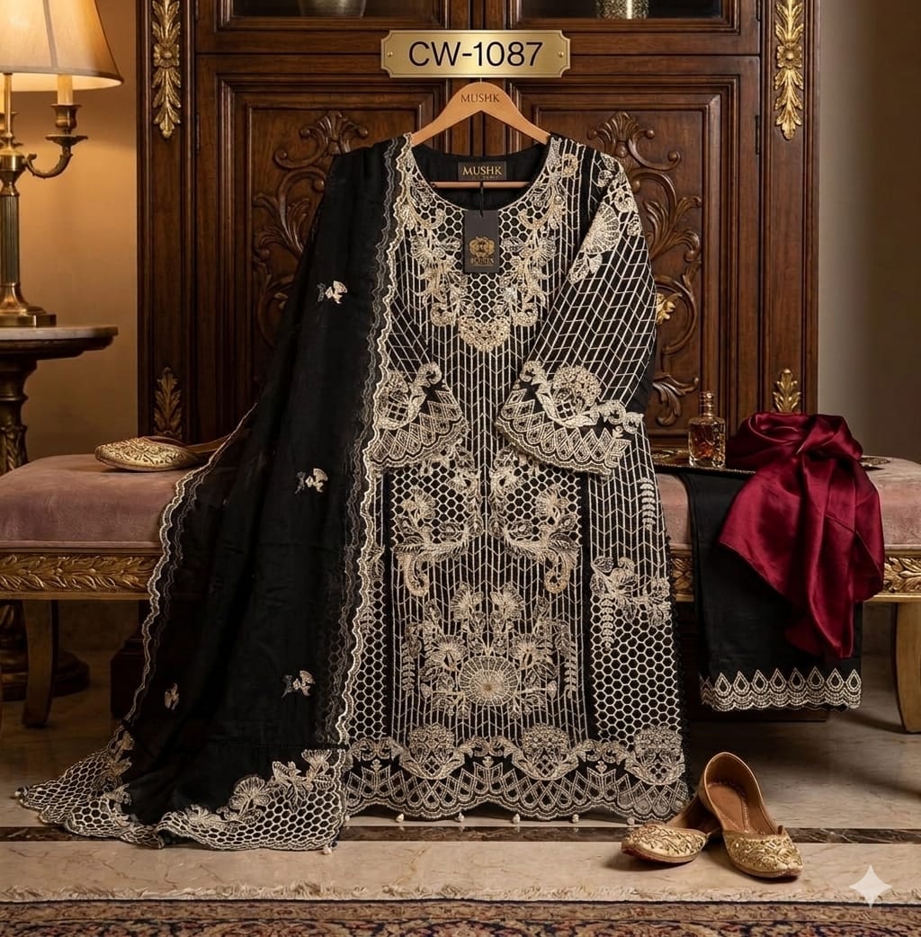 Cw 1087 Mushk Kota Checks Pakistani Readymade Suits Manufacturer Gujarat
