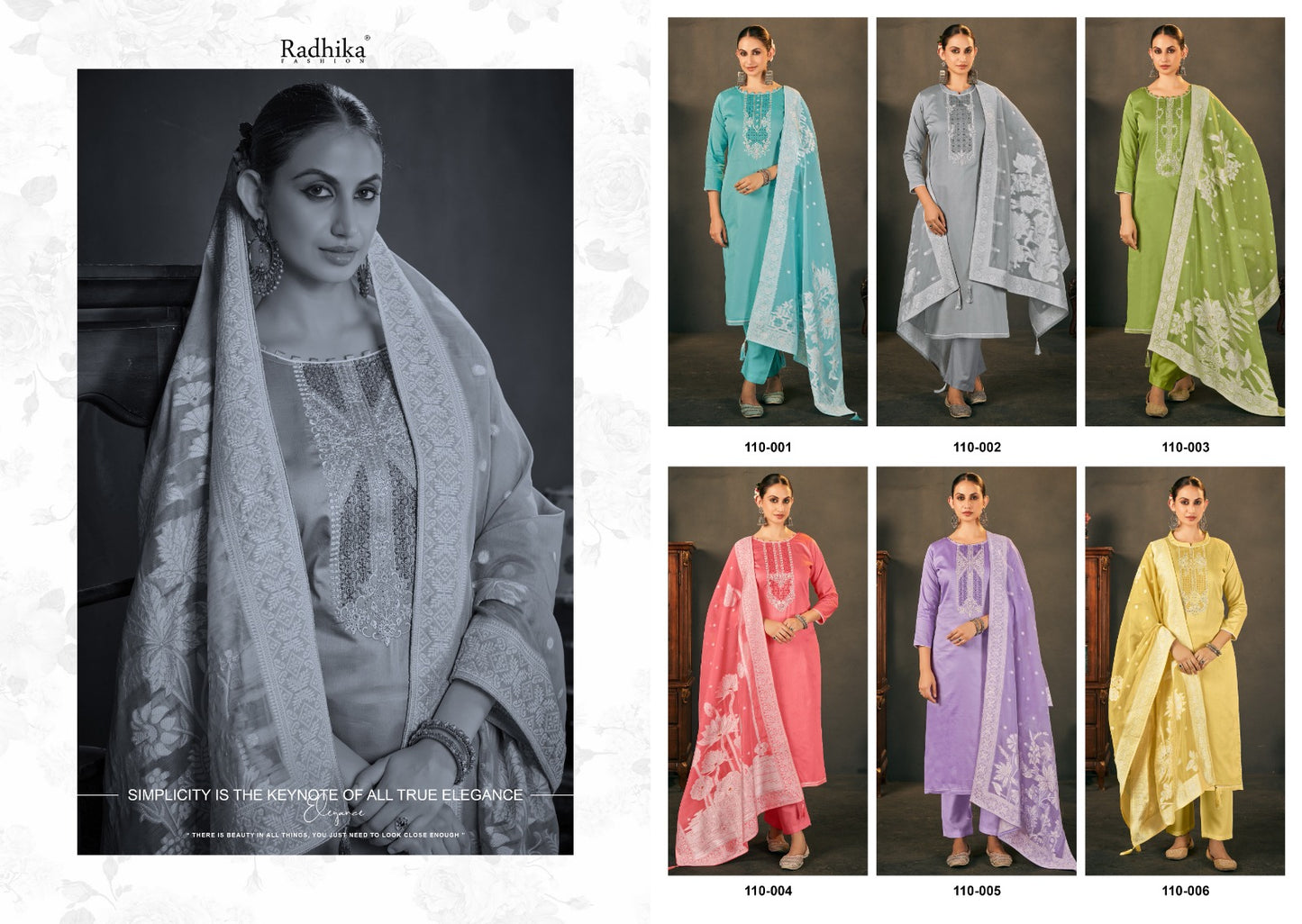 Cycle Vol 4 Radhika Fashion Zam Cotton Pant Style Suits Supplier India