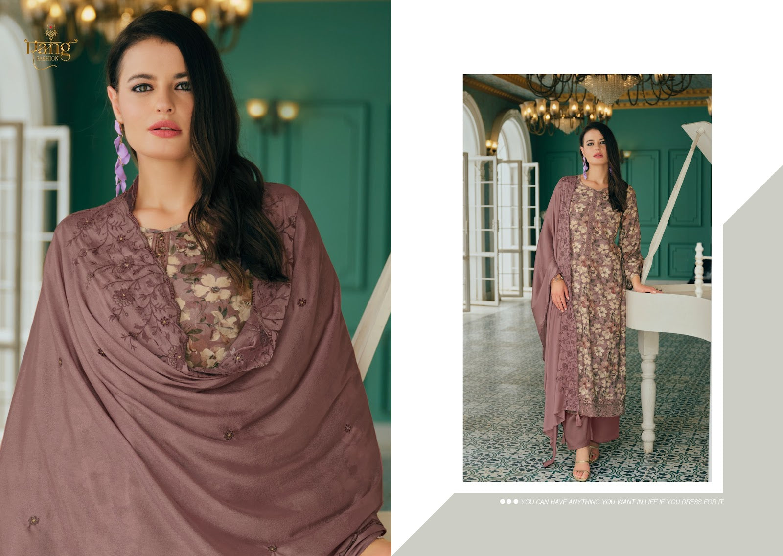 Cyra Rang Fashion Pure Viscose Muslin Pant Style Suits Wholesale Price