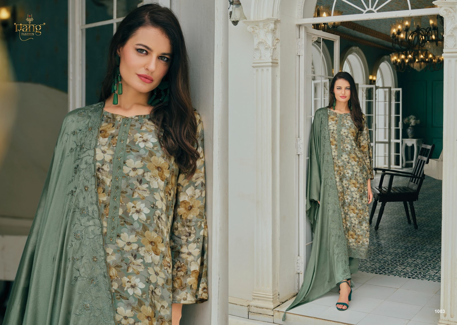 Cyra Rang Fashion Pure Viscose Muslin Pant Style Suits Wholesale Price