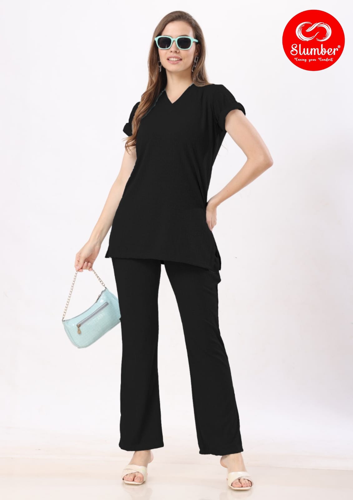 Cz011 Slumber Imported Co Ord Set Exporter India