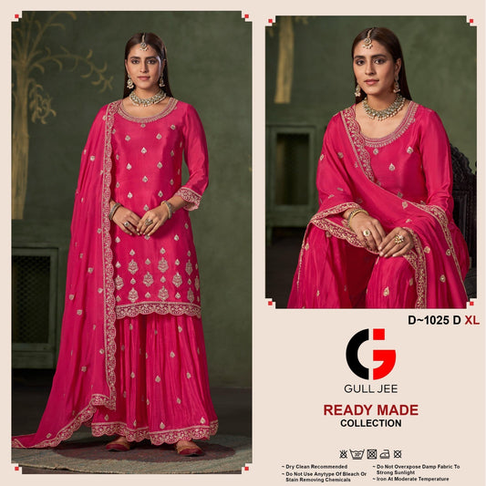 D 1025 Gull Jee Chinon Pakistani Readymade Suits Exporter India