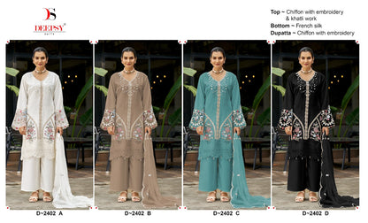 D 2402 Deepsy Chiffon Pakistani Salwar Suits Manufacturer