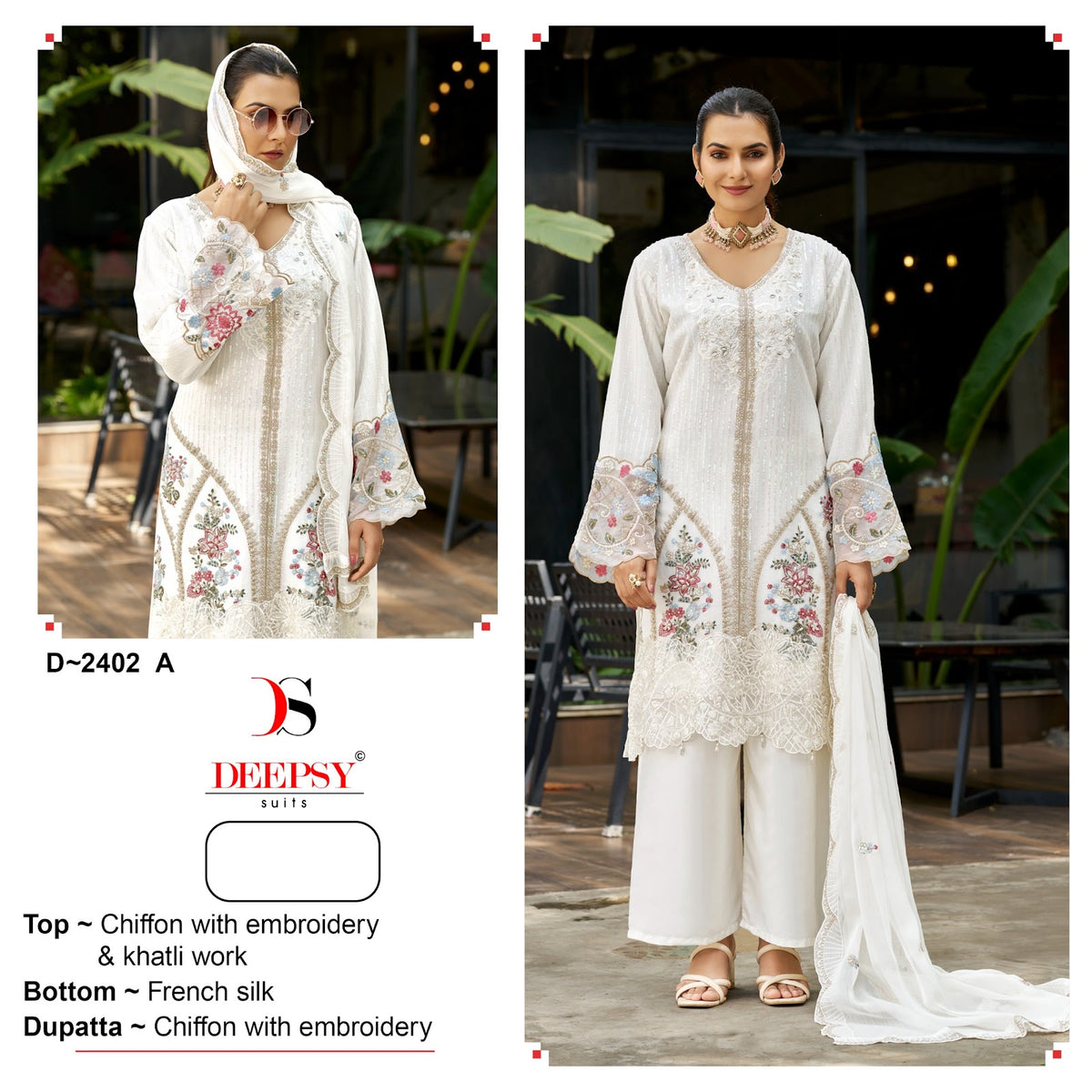 D 2402 Deepsy Chiffon Pakistani Salwar Suits Manufacturer