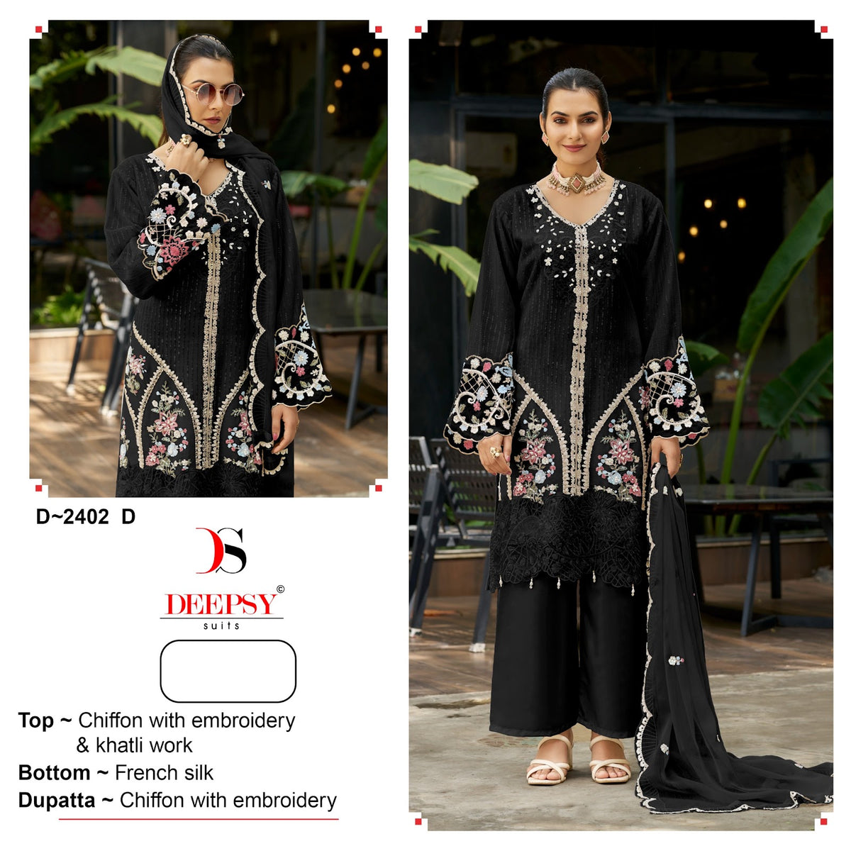D 2402 Deepsy Chiffon Pakistani Salwar Suits Manufacturer